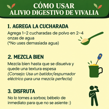 Vivalia|Alivio Digestivo – Fórmula Natural para Acompañar tu Digestión