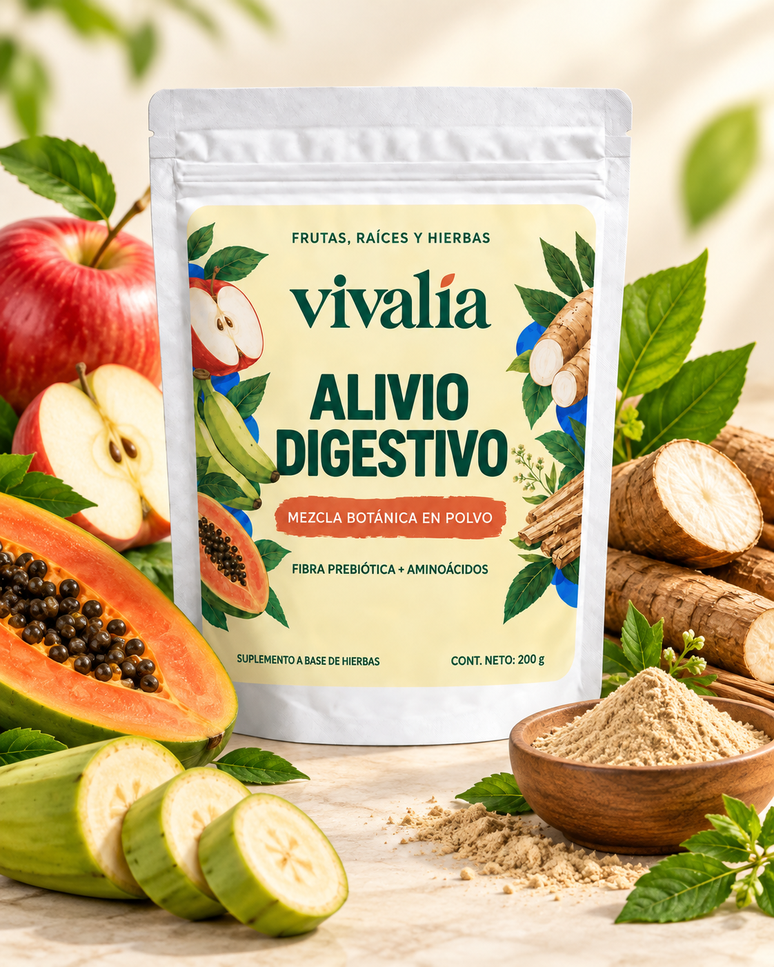 Vivalia|Alivio Digestivo – Fórmula Natural para Acompañar tu Digestión